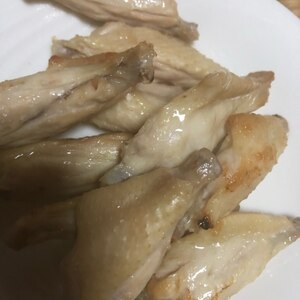 簡単！鶏手羽中の粒マスタード焼き